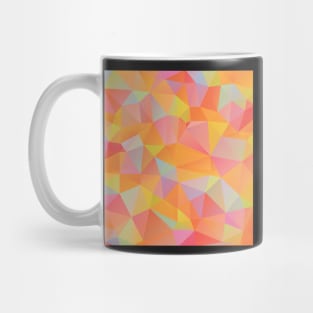 Pastel Polygons Dark Mug